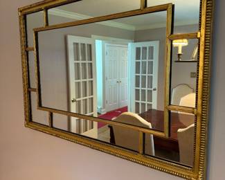 Antique Gilt Wood Mirror 42" x 28"