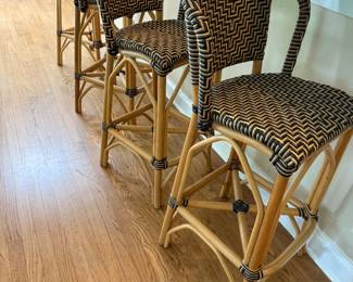 Set of 4 Faux Wicker by Palecek