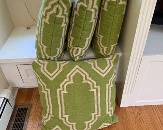 Set of 4 24" Square West Elm Pillows