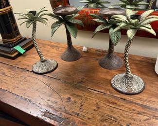 Palm Candlesticks