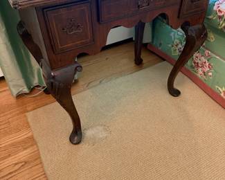 Antique Italian Walnut Small Desk