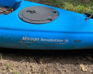 Hobie Mirage 16 with sail and attachments 