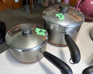 Copper bottom revere ware