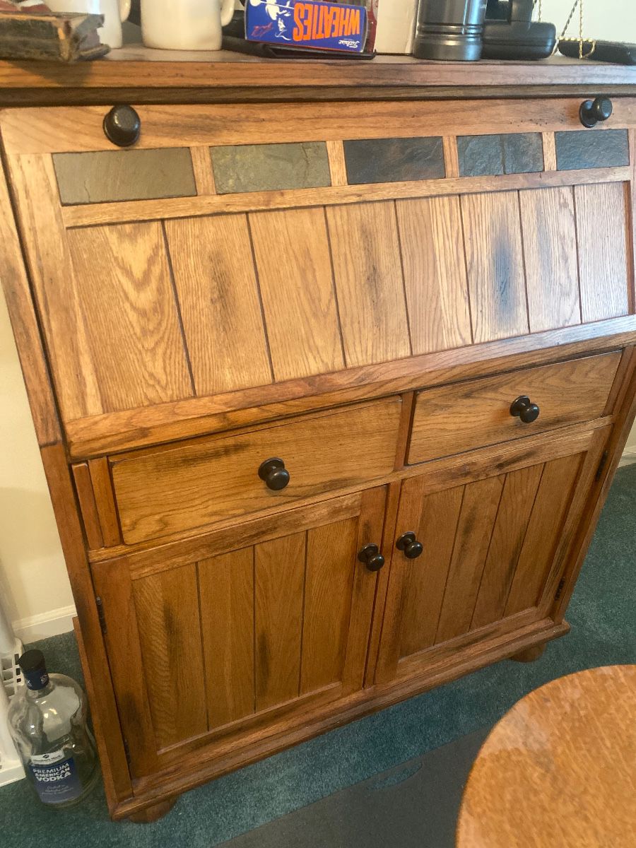Fenton Home Furnishings Secretary Cabinet
