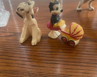 Vintage Pluto And Minnie Mouse