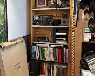 4 Solid oak bookcases