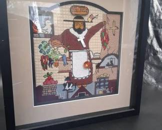 San Pascual Patron Saint Of Cooks And Kitchens Needlepoint