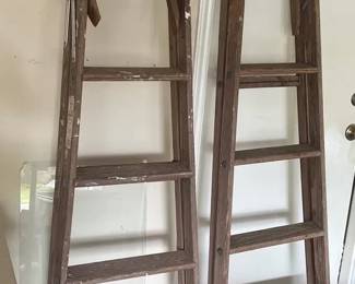 Two 6 Wooden Ladders