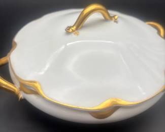 Haviland Co Limoges China Covered Casserole Dish From France