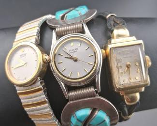 Womens Watches Lot of 3 Untested