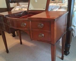 Vintage Drexel Travis Wood Vanity