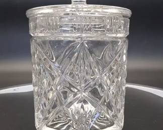 Vintage Crystal Jar
