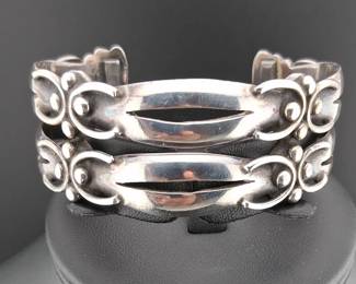 Antique Maricela Taxco Sterling Silver Bracelet