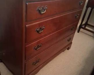 Solid Cherry Wood Welsh Valley Thomasville Dresser B