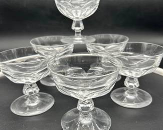 Kosta Boda Crystal Glasses Set Of 6 A