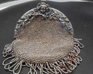 04 Antique Art Deco Chatelaine Purse
