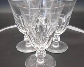 Vintage Kosta Boda Wine Glasses Set Of 4 A