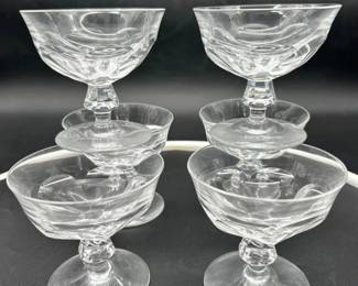 Kosta Boda Crystal Glasses Set Of 6 B