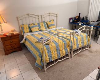 Twin beds, can go together or apart!