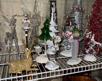 Variety of Christmas decor