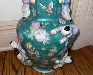 Canton China porcelain vase