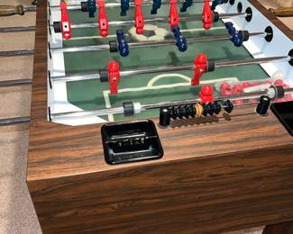 Classic foosball table game