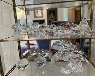 Collection of stunning miniature Swarovski crystal figurines