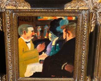 A pleasant get-together painting