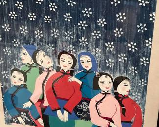John Lim artwork of Chinese women