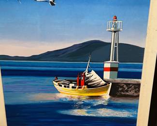 Igor Medvedev Seagulls serigraph