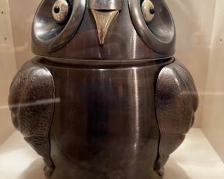 Aluminum MCM Owl Ice Bucket ~ Seymour Mann?