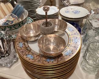 Vintage serving set