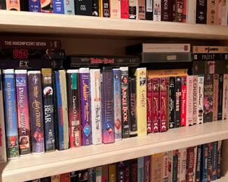 Variety of popular books and media tapes