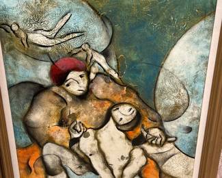 Artwork of modernist artist David Schluss