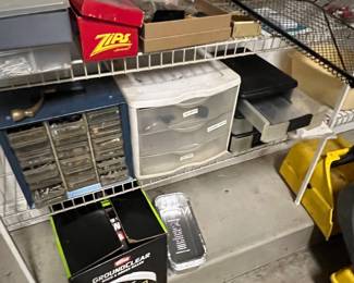 Lots of tools and chests
