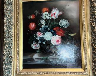 Classic floral still life