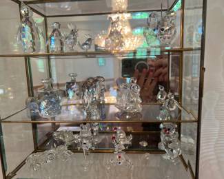 Collection of stunning miniature Swarovski crystal figurines