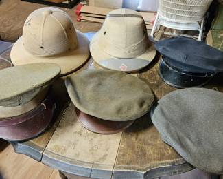 WWII hats and more