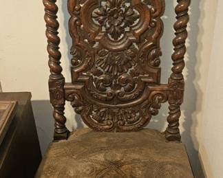 Set of 4 antique chairs from the 1800s + 2 others in a similar style