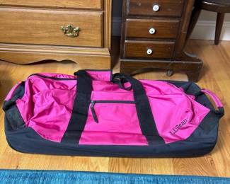 331 llbeanpinkrollingadventureduffleb