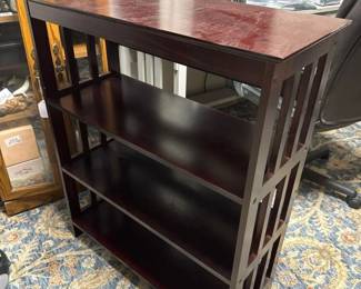 299 missionstyle3shelfdarkwoodbookcase