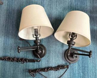 080 pairofswingarmwallmountablelamps