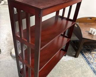 300 missionstyle3shelfwoodenbookshelf