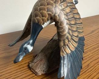 288 carvedwoodcanadagoosesculpture