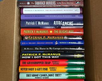 068 patrickfmcmanushardcoverbooklot