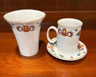 196 porsgrundnorwayporcelainrosemalingva