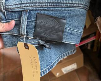 Harley Davidson motorcycle jeans