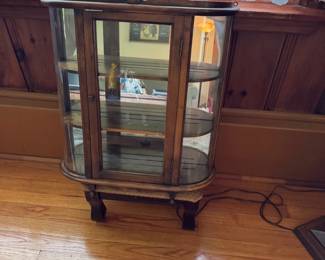 hanging glass curio