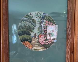 Vtg needlepoint