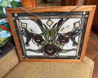 stained glass flowers